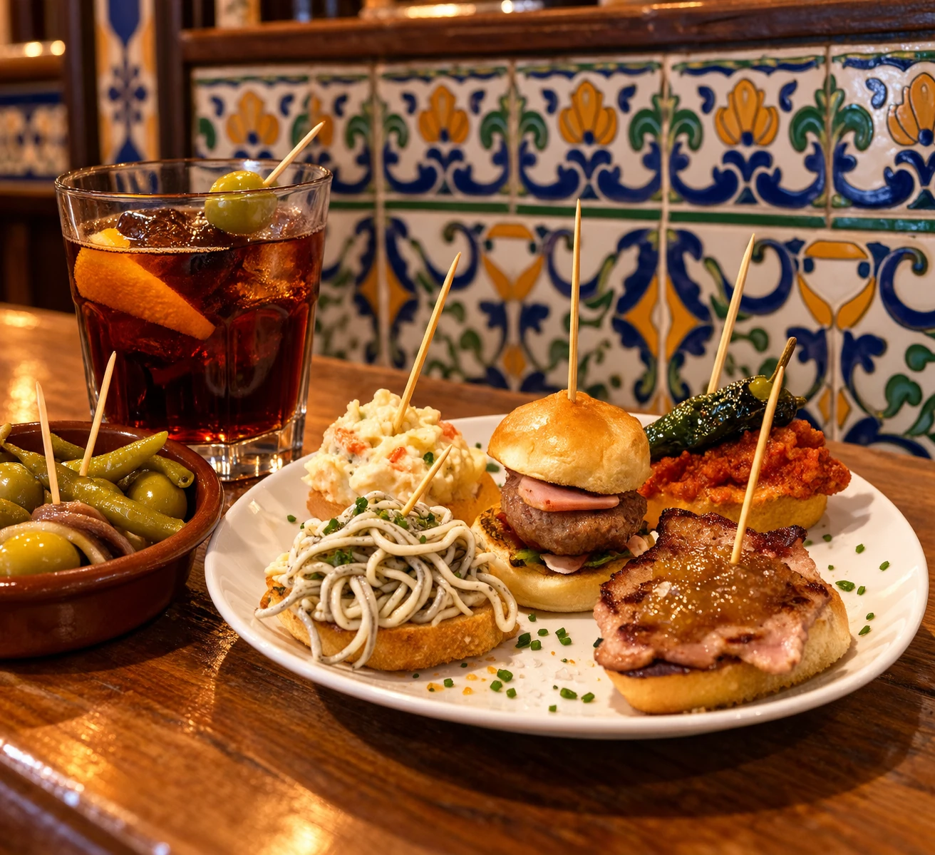 Tapeo y vermut en Venta El Segoviano